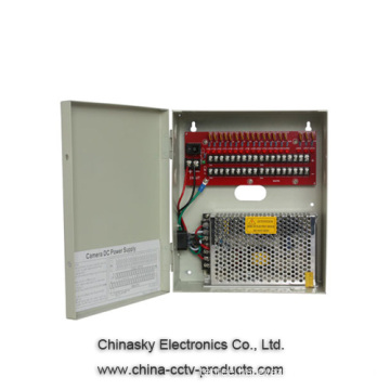 12VDC 10Amp 18 Ch CCTV Power Distribution Box